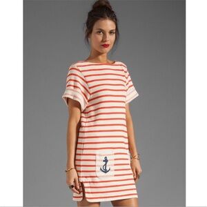 Malene Birger Riviera Stripe Awikio Anchor Dress Size Medium